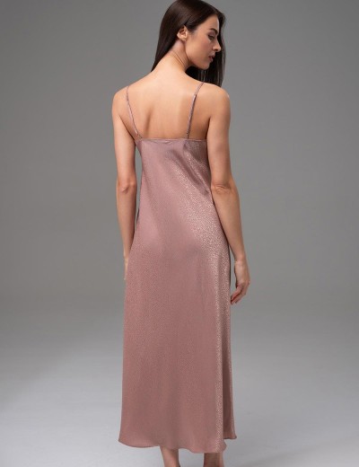 Длинная классическая сорочка Mia-Amore GENEVIEVA 7565 какао, Цвет: какао, Размеры: 2XL, изображение 3