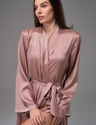 Длинный запашной халат Mia-Amore GENEVIEVA 7569 какао, Цвет: какао, Размеры: 4XL/5XL, изображение 3 Длинный запашной халат Mia-Amore GENEVIEVA 7569 какао, Цвет: какао, Размеры: 4XL/5XL, изображение 3