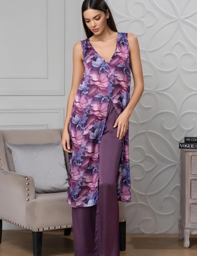 Оригинальный комплект Mia-Amore KAMEYA 4447, Цвет: сливовый, Размеры: S, изображение 3