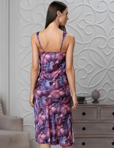 Сорочка средней длины Mia-Amore KAMEYA 4451, Цвет: сливовый, Размеры: XL, изображение 2 Сорочка средней длины Mia-Amore KAMEYA 4451, Цвет: сливовый, Размеры: XL, изображение 2