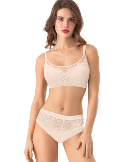 Бюстгальтер-топ без каркасов Mioocchi GALA 8178 cipria, Цвет: cipria (пудровый), Размеры: 80B, изображение 2