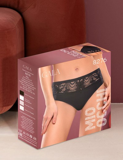 Трусы слипы Mioocchi GALA 8276 nero, Цвет: nero (черный), Размеры: M, изображение 4