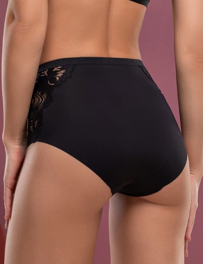 Высокие трусы слипы Mioocchi GALA 8277 nero, Цвет: nero (черный), Размеры: M, изображение 2