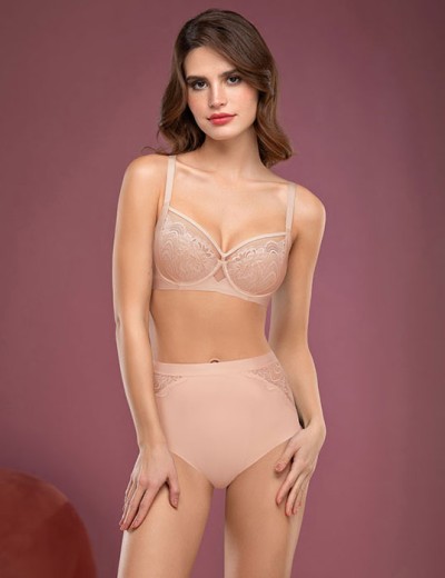 Высокие трусы слипы Mioocchi GALA 8277 peonia, Цвет: peonia (пион), Размеры: XL, изображение 2