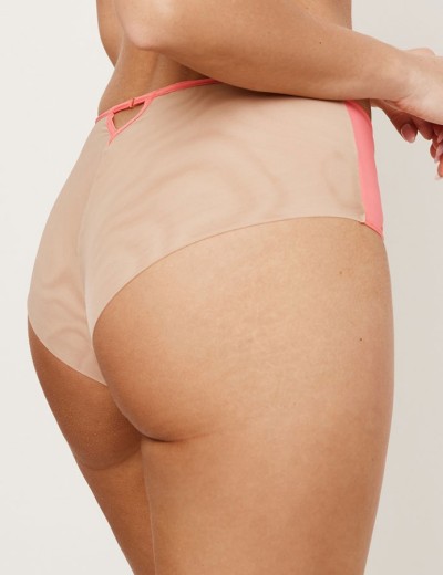 Трусы с высокой посадкой Subtille NAOMI CORAL high-waist, Цвет: коралл, Размеры: M, изображение 2 Трусы с высокой посадкой Subtille NAOMI CORAL high-waist, Цвет: коралл, Размеры: M, изображение 2