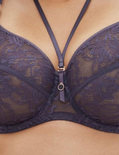 Бюстгальтер кружевной мягкий Alles CHIARA M графит, Цвет: графит, Размеры: 70F, изображение 3 Бюстгальтер кружевной мягкий Alles CHIARA M графит, Цвет: графит, Размеры: 70F, изображение 3