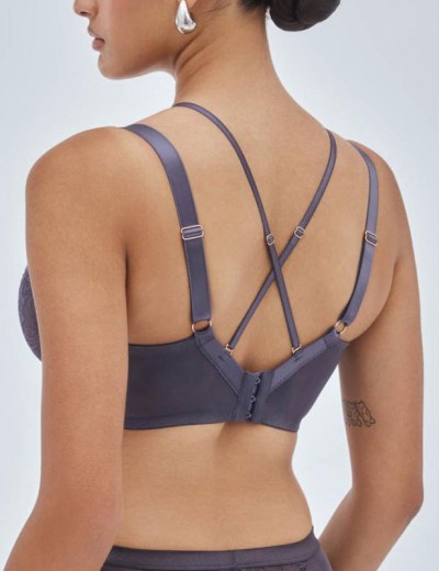 Бюстгальтер кружевной мягкий Alles CHIARA M графит, Цвет: графит, Размеры: 70F, изображение 2 Бюстгальтер кружевной мягкий Alles CHIARA M графит, Цвет: графит, Размеры: 70F, изображение 2