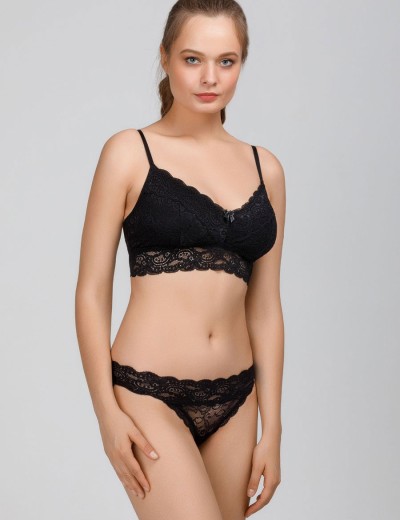 Топ-бралетт Amelie NINA 1007 черный, Цвет: черный, Размеры: S, изображение 4