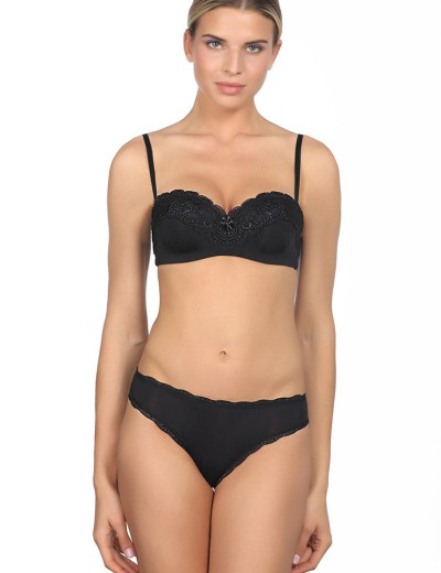 Трусы брифы Amelie NINA 1010-2 черный, Цвет: черный, Размеры: 2XL, изображение 3