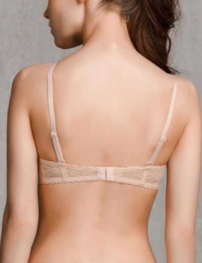 Бюстгальтер балконет с пуш-ап Amelie NINA 1010 бежевый, Цвет: бежевый, Размеры: 70A, изображение 2