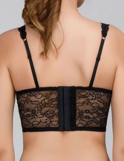 Бюстгальтер бралетт на косточках Amelie NINA 1012 черный, Цвет: черный, Размеры: 75B, изображение 2