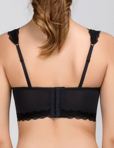 Бюстгальтер бралетт Amelie PLEAT 8143 черный, Цвет: черный, Размеры: 70B, изображение 2