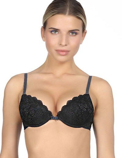 Бюстгальтер пуш-ап Amelie POLINA 2008 черный, Цвет: черный, Размеры: 75D, изображение 3