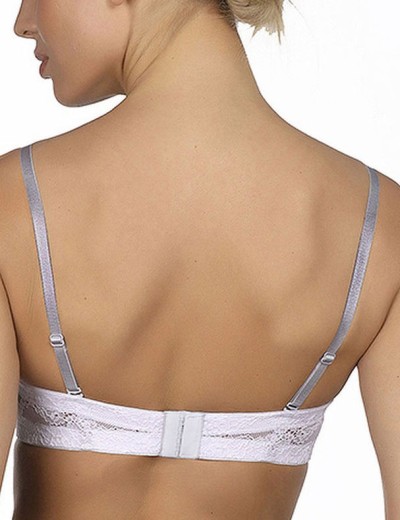 Бюстгальтер анжелика фашия с пуш-ап Amelie POLINA 2011 белый, Цвет: белый, Размеры: 70D, изображение 2