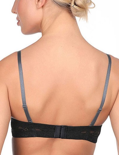 Бюстгальтер анжелика фашия с пуш-ап Amelie POLINA 2011 черный, Цвет: черный, Размеры: 95C, изображение 2