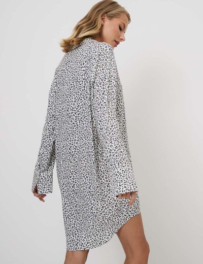 Домашняя рубашка Aruelle BELLA, Цвет: серый, Размеры: XS, изображение 2