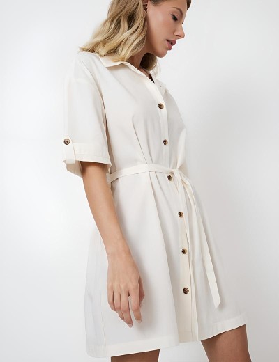 Домашнее платье Aruelle LORRAINE, Цвет: кремовый, Размеры: S, изображение 3