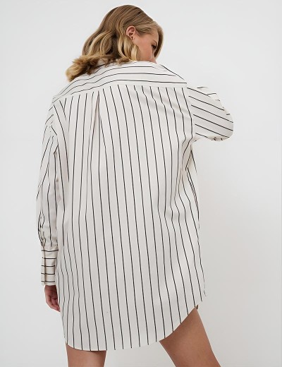 Сорочка рубашечного кроя Aruelle SERAPHINE, Цвет: кремовый, Размеры: S, изображение 2