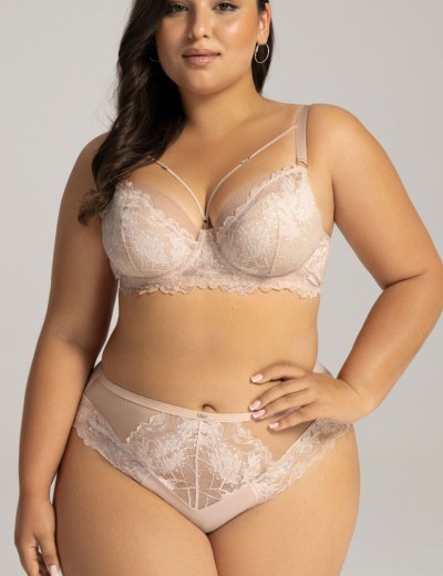 Трусы бразилиана Ava FIESTA 2154 brazyliany shimmer, Цвет: пудра, Размеры: 2XL, изображение 3