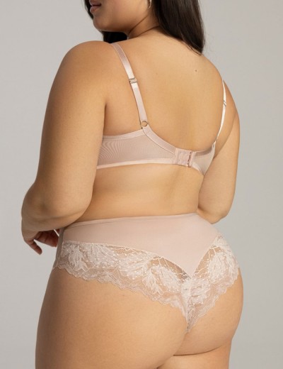 Трусы бразилиана Ava FIESTA 2155 brazyliany shimmer, Цвет: пудра, Размеры: M, изображение 4