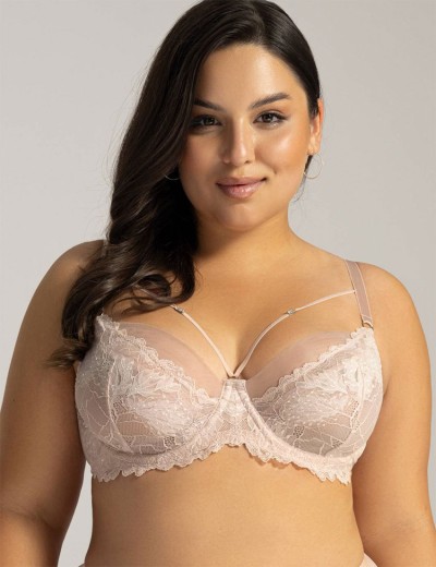 Бюстгальтер мягкий Ava FIESTA 2155 M shimmer, Цвет: пудра, Размеры: 90E, изображение 4