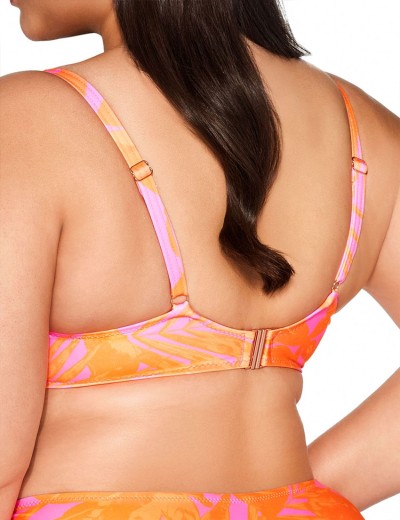 Бюстгальтер пляжный с поролоном Ava SK214 U tangerine, Цвет: оранж, Размеры: 75F, изображение 2