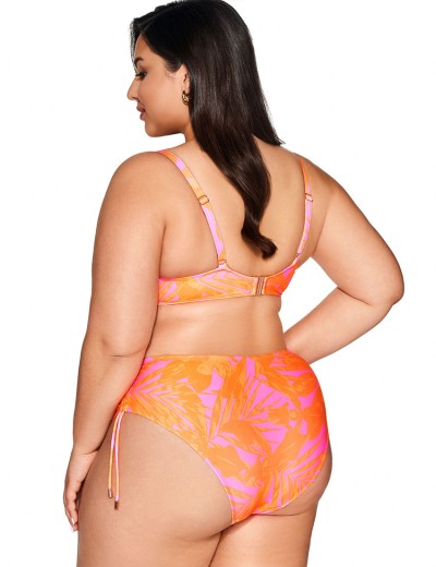 Бюстгальтер пляжный с поролоном Ava SK214 U tangerine, Цвет: оранж, Размеры: 75F, изображение 7