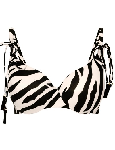 Верх купальника с формованной чашкой Esotiq 42384 ZIBRAZ черный/шампань, Цвет: черный/шампань, Размеры: 70G/75F, изображение 5