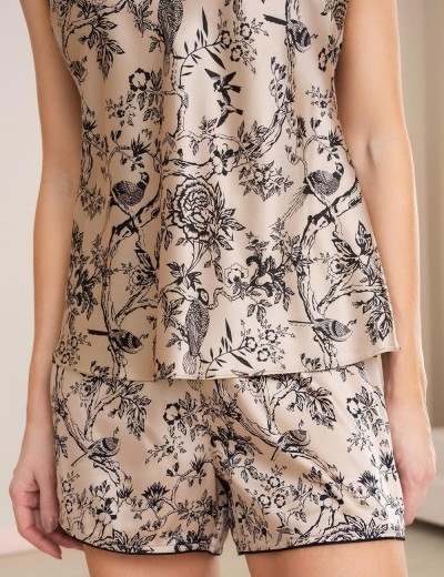 Пижама из натурального шёлка Mia-Amore ARTEMIDA 4132, Цвет: песочный, Размеры: 3XL, изображение 3 Пижама из натурального шёлка Mia-Amore ARTEMIDA 4132, Цвет: песочный, Размеры: 3XL, изображение 3