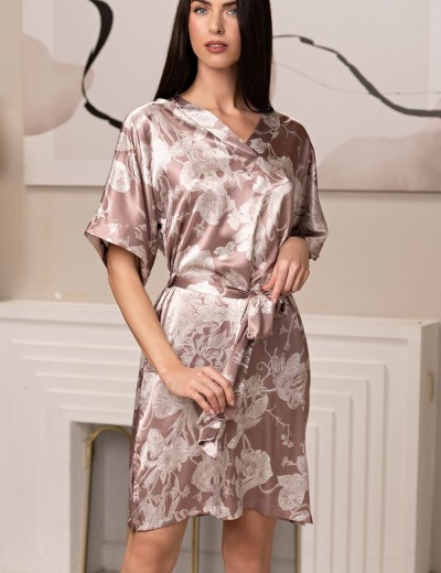 Платье домашнее Mia-Amore NINELLE 4121 латте, Цвет: латте, Размеры: 2XL/3XL, изображение 4