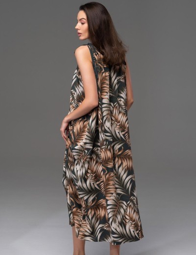 Платье-сарафан Mia-Amore SAMUI 5399, Цвет: хаки, Размеры: 2XL/3XL, изображение 3