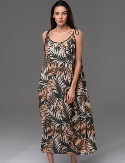 Платье-сарафан Mia-Amore SAMUI 5399, Цвет: хаки, Размеры: 2XL/3XL, изображение 2