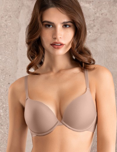Бюстгальтер пуш-ап с гелем Mioocchi SELENA 8180 praline, Цвет: praline (пралине), Размеры: 75A, изображение 3