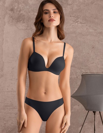 Бюстгальтер планж с пуш-ап Mioocchi SELENA 8184 nero, Цвет: nero (черный), Размеры: 75B, изображение 2 Бюстгальтер планж с пуш-ап Mioocchi SELENA 8184 nero, Цвет: nero (черный), Размеры: 75B, изображение 2