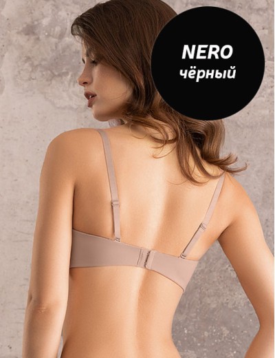 Бюстгальтер балконет планж пуш-ап Mioocchi SELENA 8187 nero, Цвет: nero (черный), Размеры: 75D, изображение 4 Бюстгальтер балконет планж пуш-ап Mioocchi SELENA 8187 nero, Цвет: nero (черный), Размеры: 75D, изображение 4