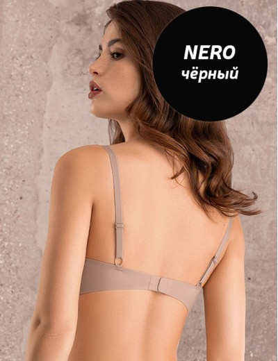 Гладкий формованный бюстгальтер Mioocchi SELENA 8189 nero, Цвет: nero (черный), Размеры: 90B, изображение 4 Гладкий формованный бюстгальтер Mioocchi SELENA 8189 nero, Цвет: nero (черный), Размеры: 90B, изображение 4