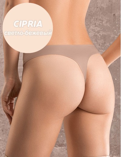 Гладкие трусики стринги Mioocchi SELENA 8281 cipria, Цвет: cipria (пудровый), Размеры: S, изображение 2