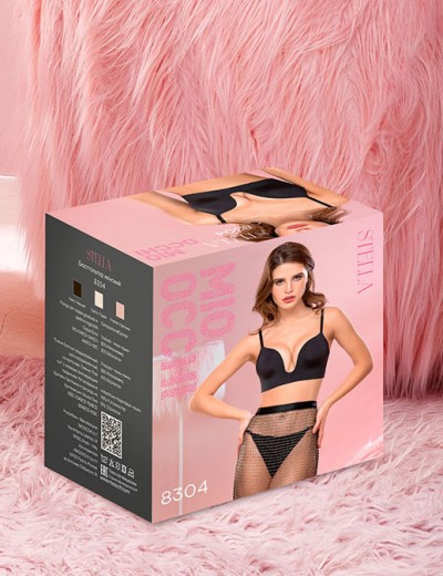 Бюстгальтер планж пуш-ап Mioocchi STELLA 8304 praline, Цвет: praline (пралине), Размеры: 70B, изображение 5