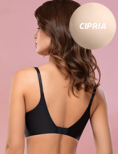 Бюстгальтер планж пуш-ап Mioocchi STELLA 8304 cipria, Цвет: cipria (пудровый), Размеры: 70B, изображение 4