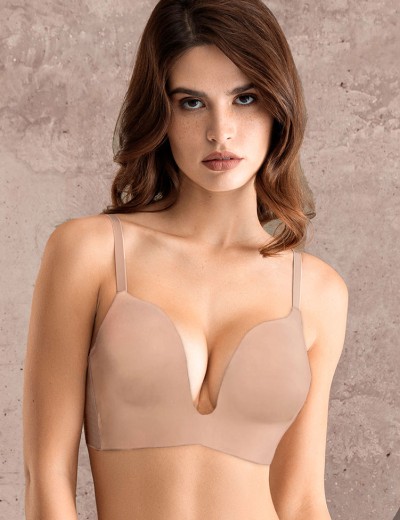 Бюстгальтер планж пуш-ап Mioocchi STELLA 8304 praline, Цвет: praline (пралине), Размеры: 70B, изображение 2