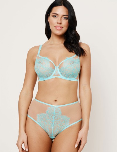 Трусы высокие Subtille AQUAMARINE AZURE high-waist, Цвет: лазурный, Размеры: XL, изображение 3