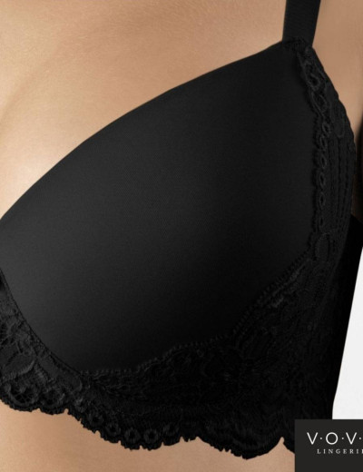 Бюстгальтер формованный VOVA LAURA 32524 черный, Цвет: черный, Размеры: 70C, изображение 3