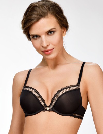 Бюстгальтер пуш-ап Amelie NADIN 2215 черный new, Цвет: черный, Размеры: 65B, изображение 5