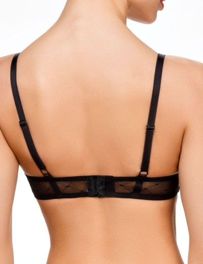 Бюстгальтер планж пуш-ап Amelie NADIN 2219 черный new, Цвет: черный, Размеры: 75A, изображение 3