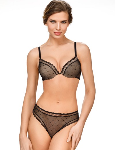 Бюстгальтер пуш-ап гель Amelie NADIN 2225 черный new, Цвет: черный, Размеры: 75A, изображение 6