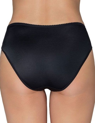 Трусы слипы высокие Fluide DESIRE 2045 черный/пион, Цвет: черный/пион, Размеры: L, изображение 2