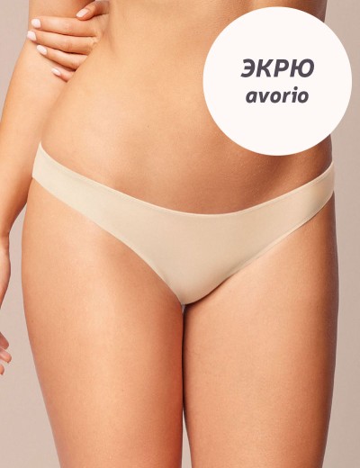 Трусы бразилиана гладкие Infiore MICRONOVECENTO 971 avorio, Цвет: avorio (экрю), Размеры: S, изображение 2