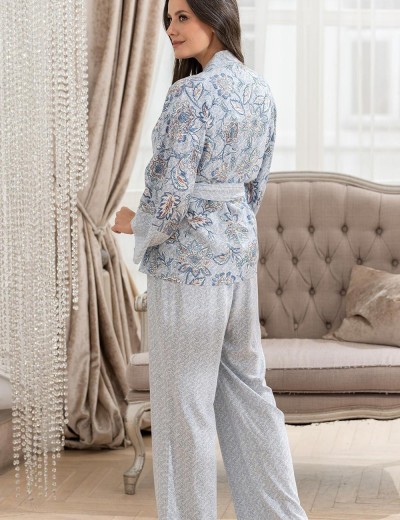 Комплект тройка из тканой вискозы Mia-Amore CAITLYN 5095, Цвет: ментол, Размеры: S, изображение 5