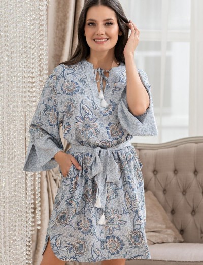 Короткая туника с поясом Mia-Amore CAITLYN 5098, Цвет: ментол, Размеры: L/XL, изображение 3