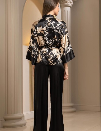 Брючный комплект-тройка Mia-Amore ELMIRA 4265, Цвет: черный, Размеры: 4XL, изображение 4